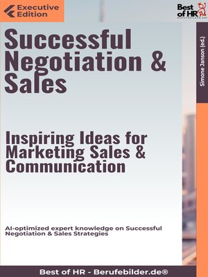 cover image of Successful Negotiation & Sales – Inspiring Ideas for Marketing, Sales, & Communication
